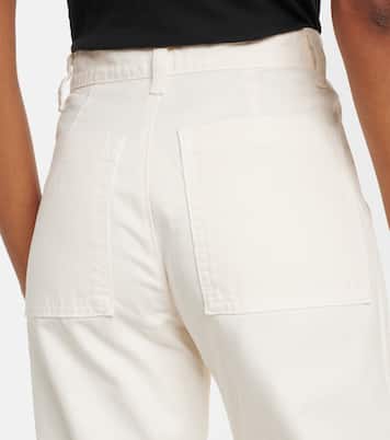 Weite Hose Brylie aus Baumwoll-Twill | Velvet
