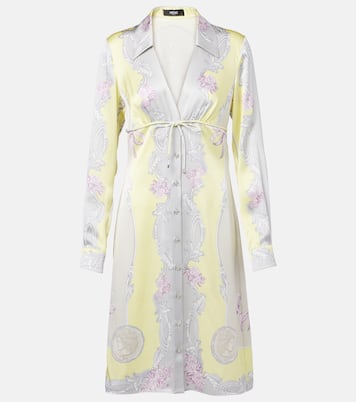 Robe chemise Medusa Cameo en soie  | Versace