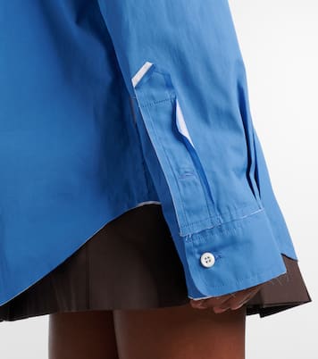 Cotton poplin shirt | Miu Miu