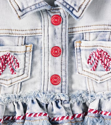 Chaqueta en denim bordada | Monnalisa
