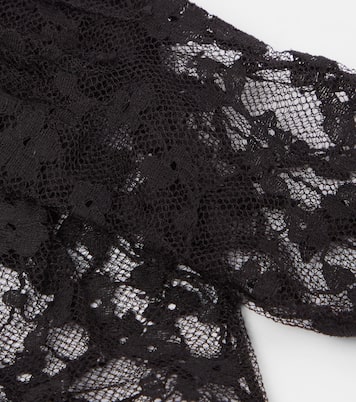 Guanti VLogo in pizzo di misto cotone | Valentino