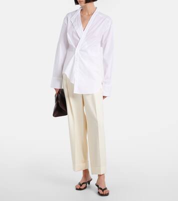Camicia asimmetrica in cotone | Róhe