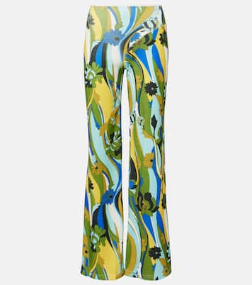 Acidic floral jersey wide-leg pants | Christopher Esber