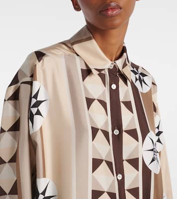 Paula's Ibiza - Camicia in seta con stampa | Loewe