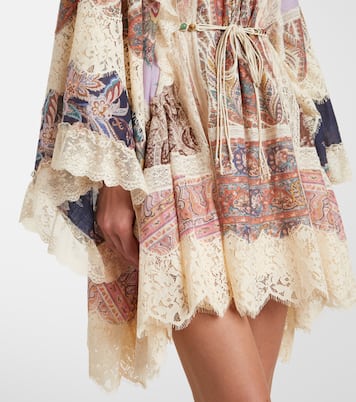 Robe Rhiannon brodée à fleurs | Zimmermann
