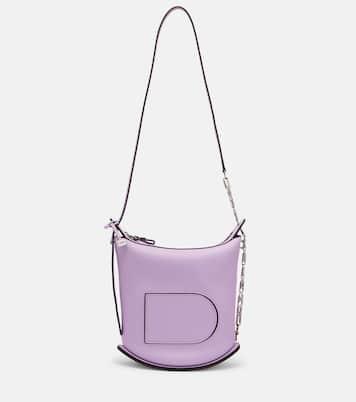 Schultertasche Pin Twist aus Leder | Delvaux