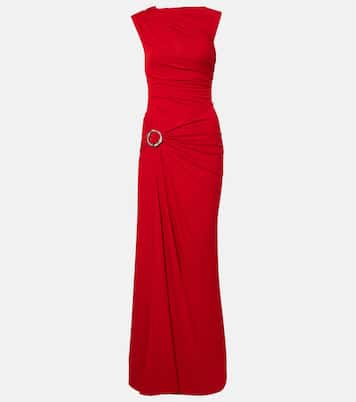 Blain gathered jersey gown | Simkhai