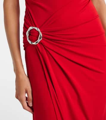 Blain gathered jersey gown | Simkhai