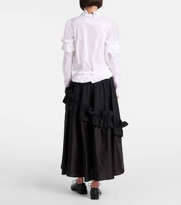 Top in tulle trasparente | Noir Kei Ninomiya