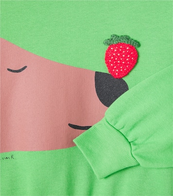 Felpa in jersey di cotone con stampa | Gucci Kids
