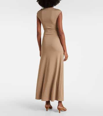 Mineral Stone embellished jersey maxi dress | Christopher Esber