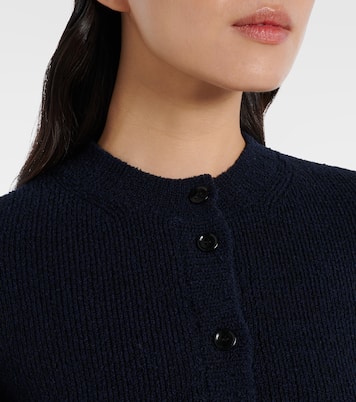 Cropped wool and silk-blend cardigan | Alaïa