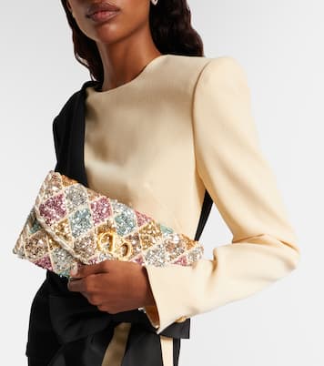 DeVain Small sequined shoulder bag | Valentino Garavani