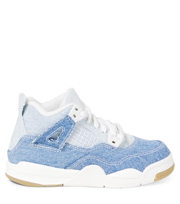 Jordan 4 Retro denim sneakers | Nike Kids