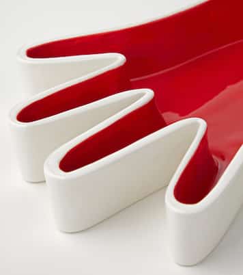Plateau décoratif Impronta Mano en céramique | Cassina