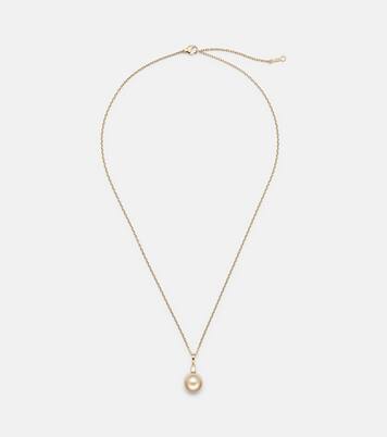 Collana in oro 18kt con perla e diamante | Mikimoto