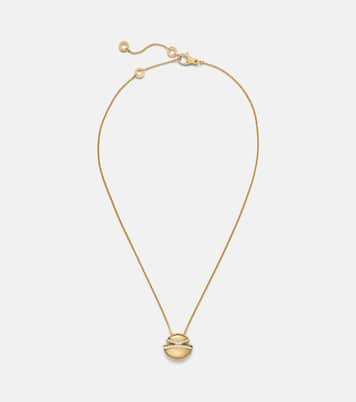 Cabochon 18kt gold necklace with diamonds  | Bvlgari
