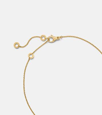 Cabochon 18kt gold necklace with diamonds  | Bvlgari