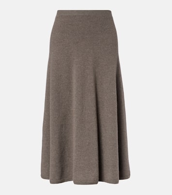 Masini cashmere midi skirt | The Row