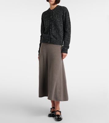 Masini cashmere midi skirt | The Row