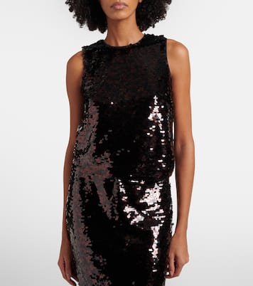 Sequined top | Staud