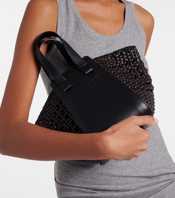 Hammock Small woven leather tote bag | Loewe