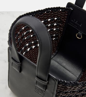 Hammock Small woven leather tote bag | Loewe