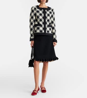 Elisa 45 embellished satin pumps | Jimmy Choo