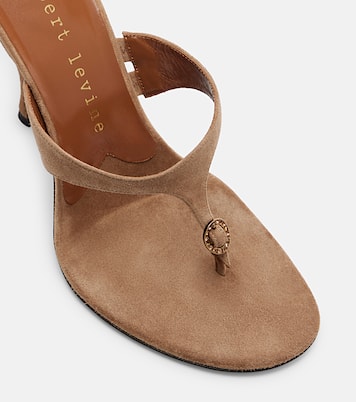 Kiss And Tell 100 suede mules | Herbert Levine