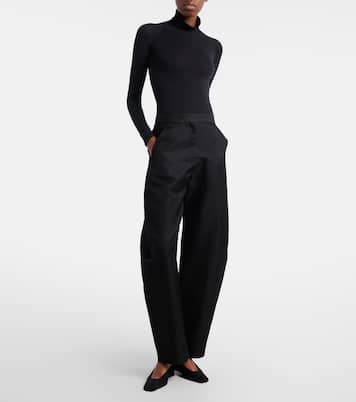 Suede wedge slingback pumps | Alaïa