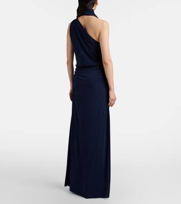 Vestido de fiesta Moira de jersey con pañuelo | Simkhai