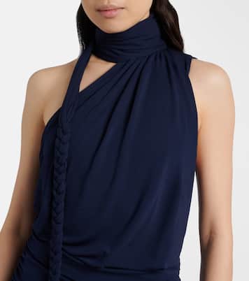 Vestido de fiesta Moira de jersey con pañuelo | Simkhai