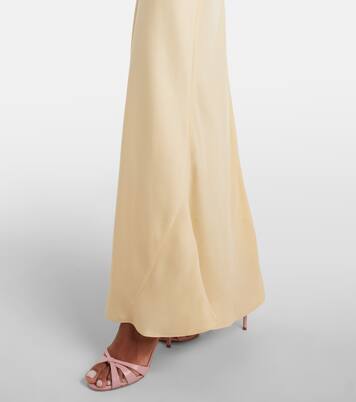 Robe longue en satin | Rotate