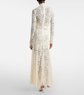 Vestido largo de encaje | Rabanne