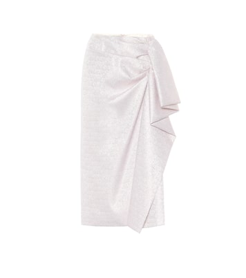 Drapierter Midirock aus Jacquard | Dries Van Noten