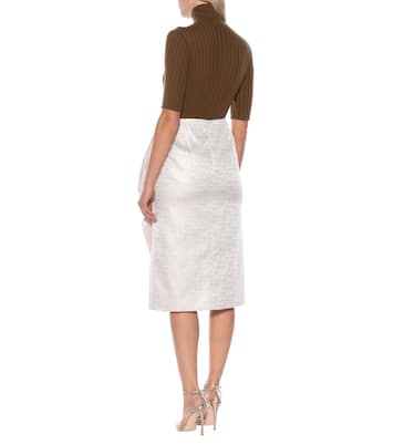 Drapierter Midirock aus Jacquard | Dries Van Noten