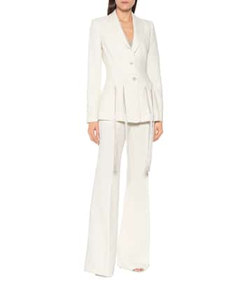 Blazer Maurice in lana con frange | Gabriela Hearst