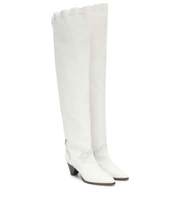 Luiz suede over-the-knee boots | Isabel Marant