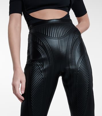 Embossed scuba leggings | Mugler