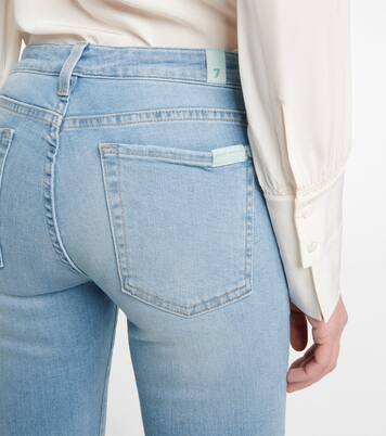 Pyper cropped mid-rise skinny jeans | 7 For All Mankind