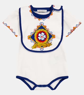 Baby Set aus Body und Lätzchen | Dolce&Gabbana Kids