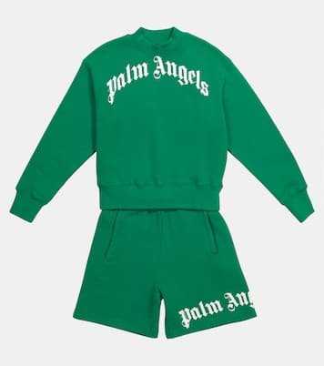 Short en coton à logo | Palm Angels Kids