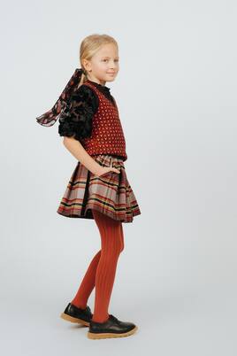 Patterned wool-blend vest | Paade Mode