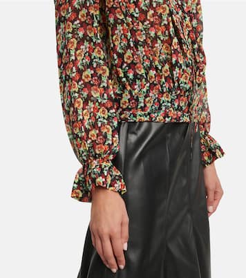 Floral silk blouse | Victoria Beckham