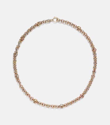 Collier Serpens en or et or rose 18 ct, et argent sterling | Spinelli Kilcollin
