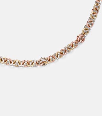 Collier Serpens en or et or rose 18 ct, et argent sterling | Spinelli Kilcollin
