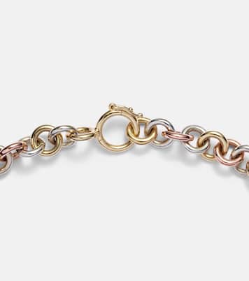 Collier Serpens en or et or rose 18 ct, et argent sterling | Spinelli Kilcollin