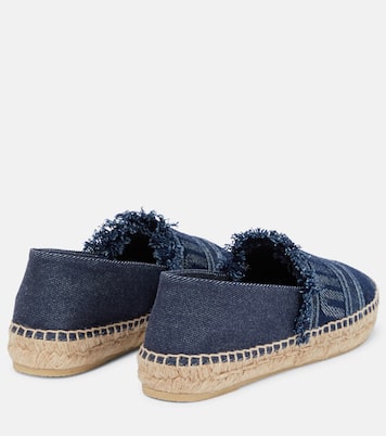 Espadrillas in denim con logo | Miu Miu