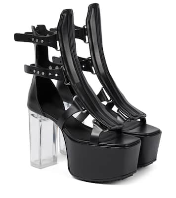 Sandalias con plataforma de piel | Rick Owens