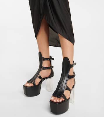 Sandalias con plataforma de piel | Rick Owens